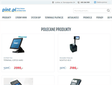 Tablet Screenshot of pint.pl